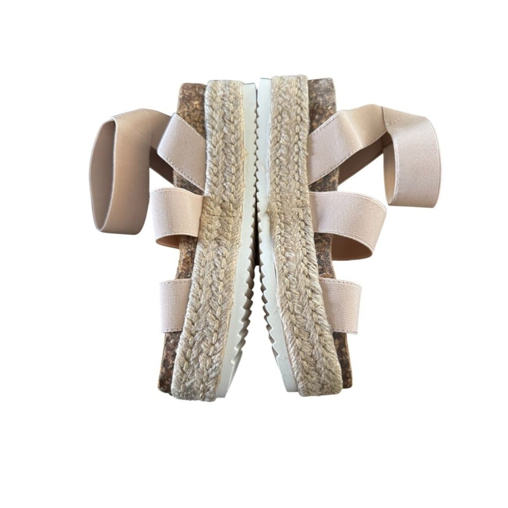 Steve Madden Women's Kimmie Blush Nude Espadrille Platform Sandals Size 7 NWOB - Picture 11 of 13
